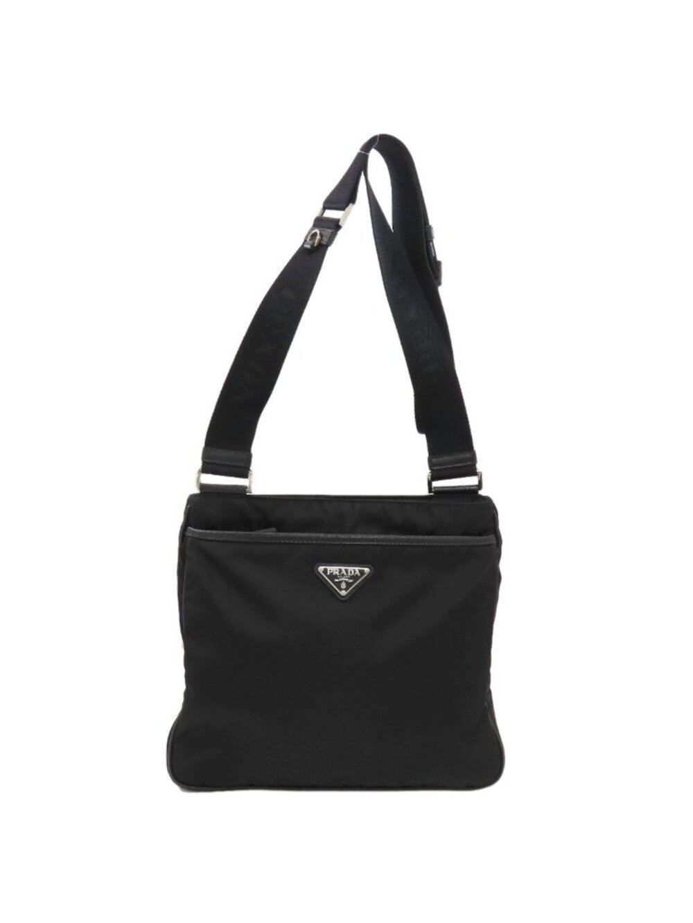 Prada Logo Shoulder Bag Nylon